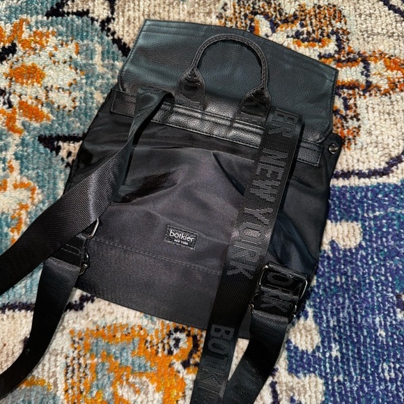 Botkier Trigger Mini Black Nylon Adjustable  Backpack Purse main image 4